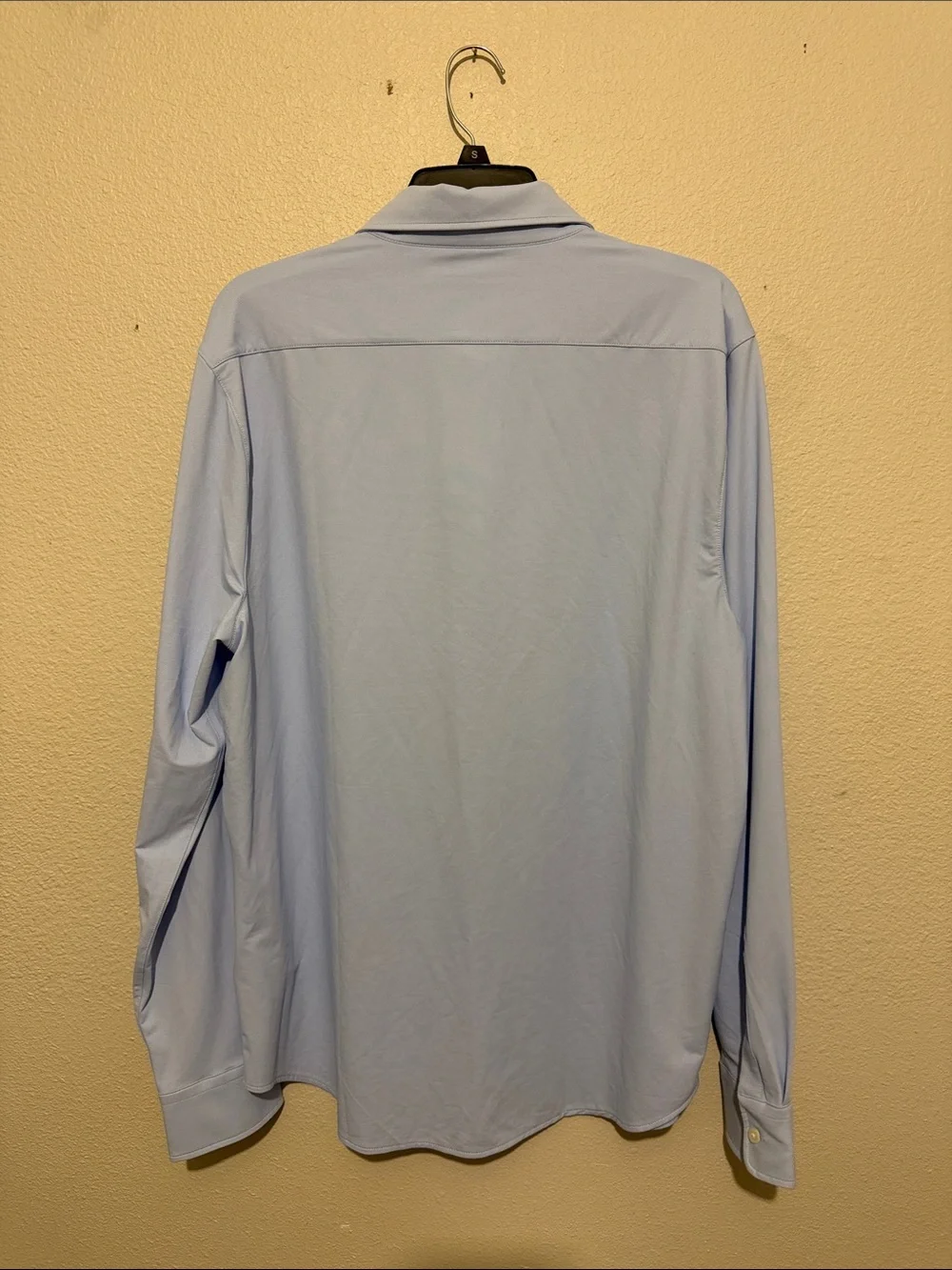 J. Crew All Day Performance Light Blue Men's Dress Shirt - Classic Collar